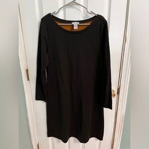 Soft Surroundings Wool Blend Long Sleeve Dress Large